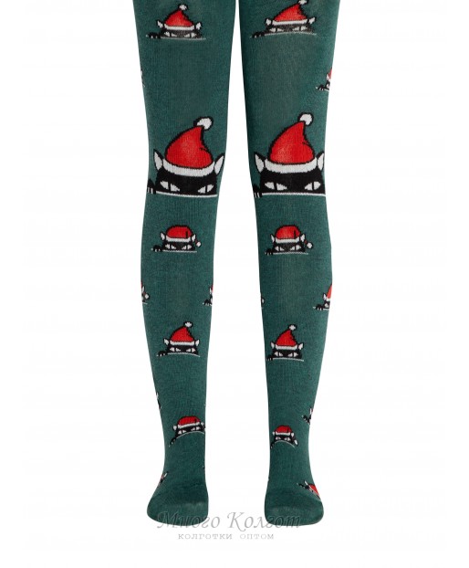 Детские колготки Conte kids "Xmas cat" 19С-95/1СП-557